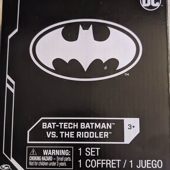 DC Spin Master Bat-Tech Batman Vs. The Riddler Sealed 2 Pack Blind Figurines - Picture 1 of 2